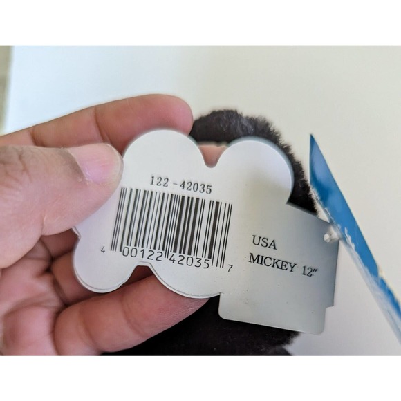 Mouseketoys Plush Mickey Mouse 12" Vintage with Tag - Picture 5 of 5